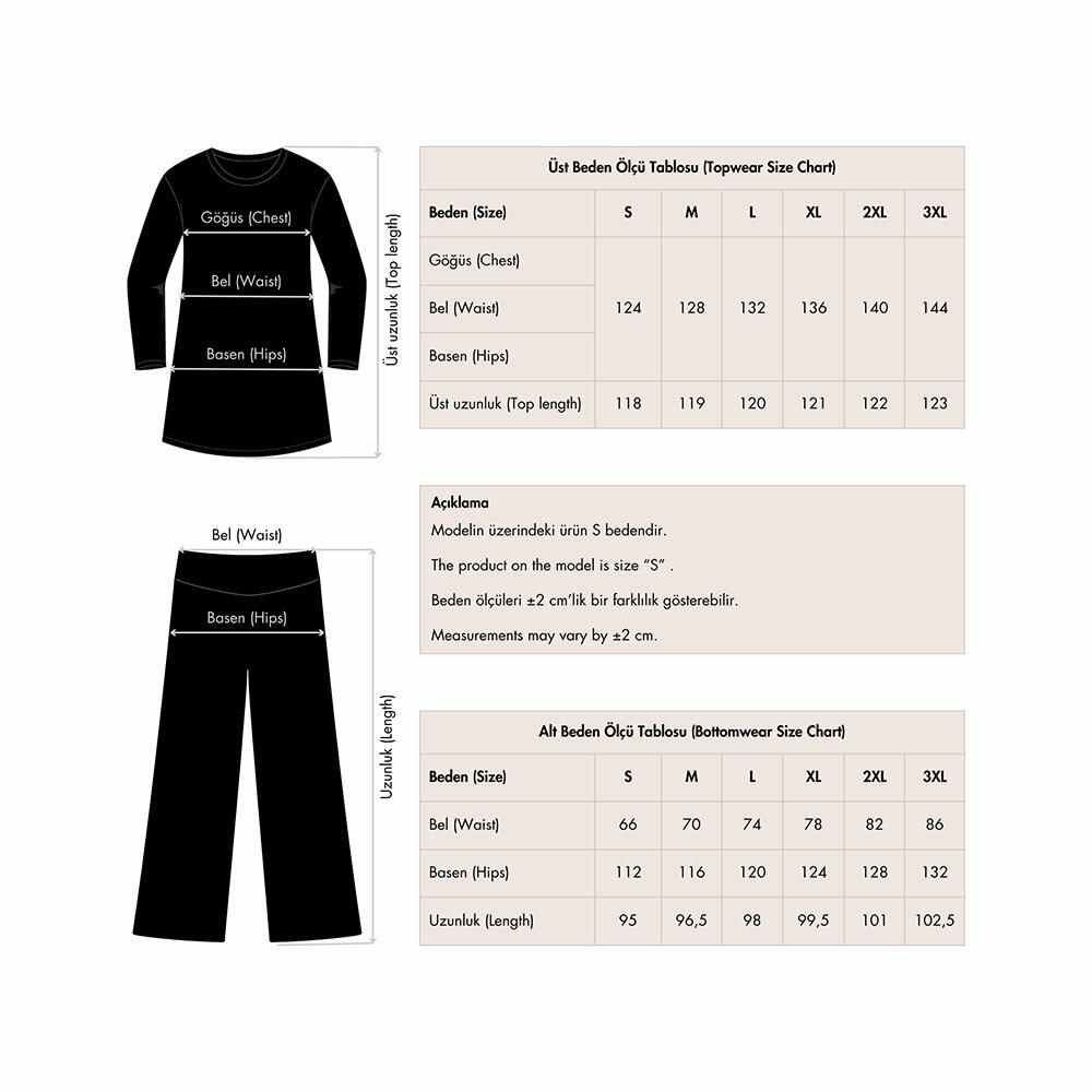 528-Black with green color top long-XXL image 10