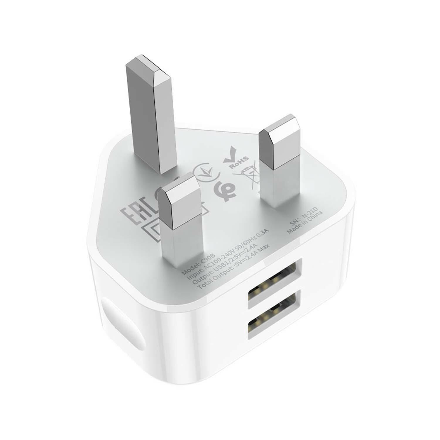 بلاك شاحن سريع بمنفذين USB image 3