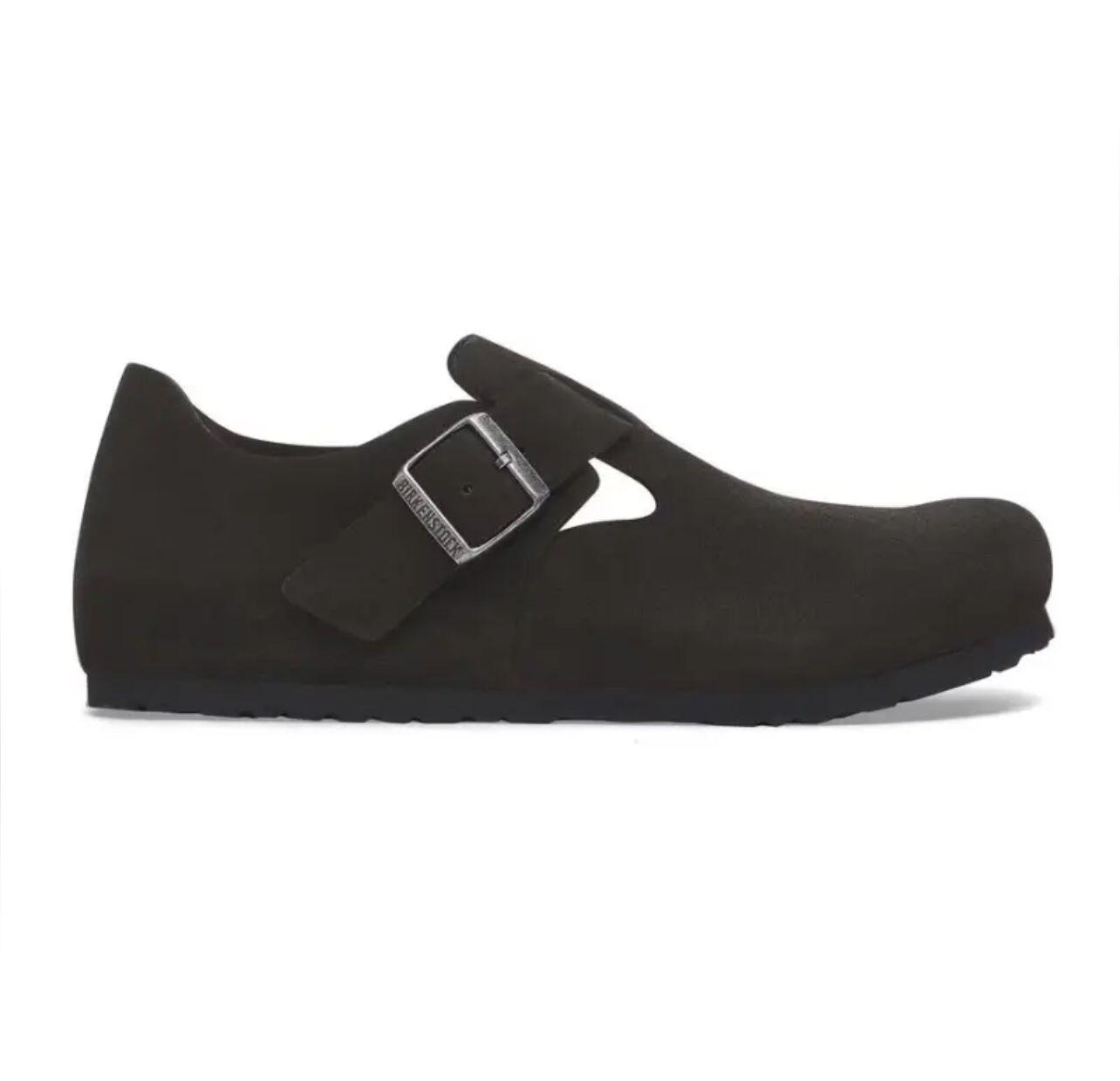 Birkenstock London - Suede Leather Black-36