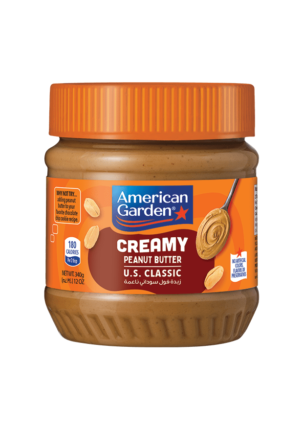 American Garden Creamy Peanut Butter, Vegan, Gluten Free, 340g image 0