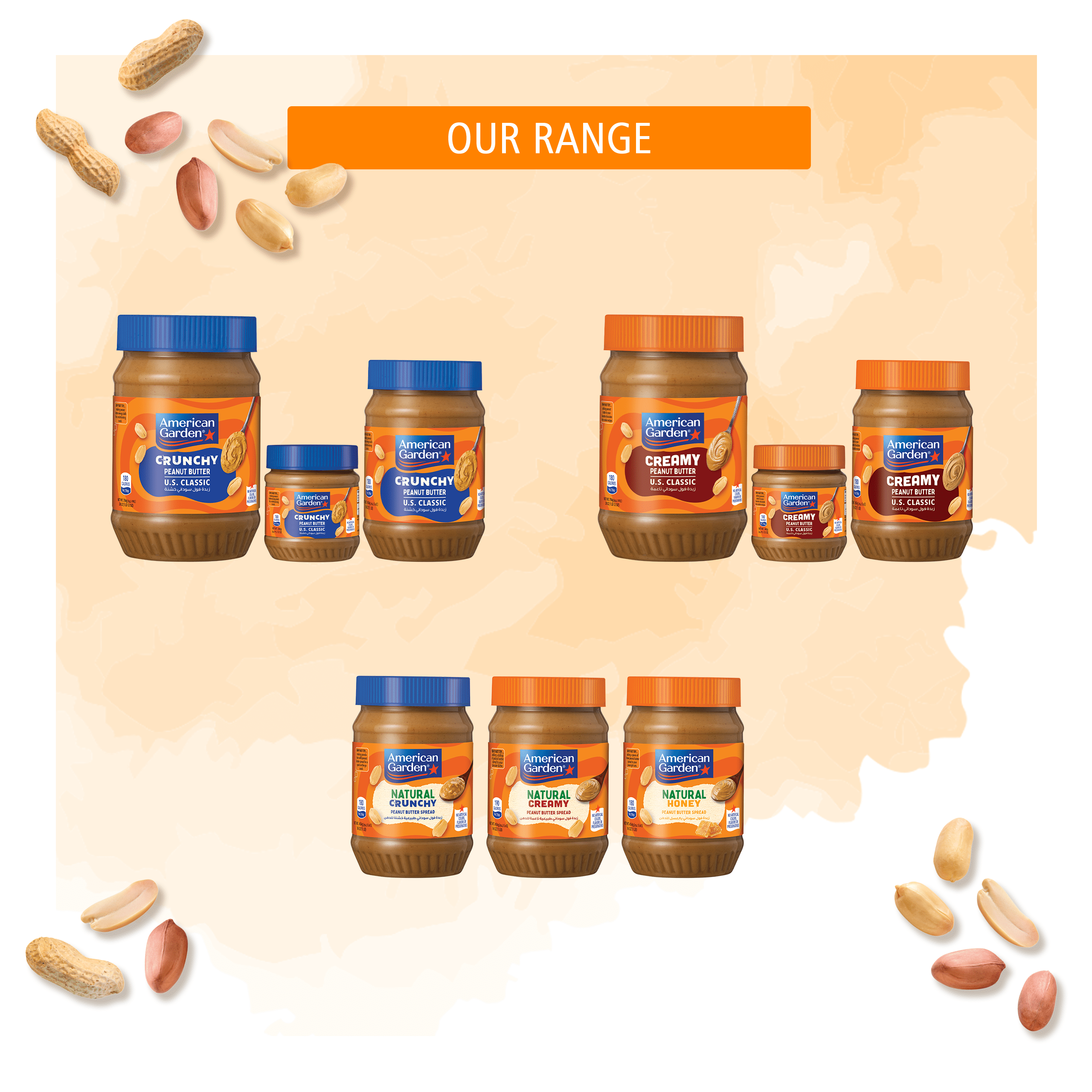 American Garden Creamy Peanut Butter, Vegan, Gluten Free, 340g image 4