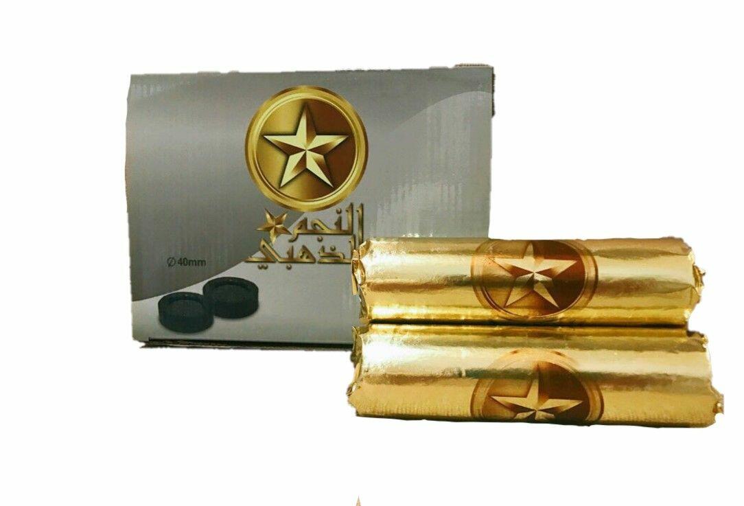 Golden Star Charcoal 100 pcs Medium Size image 0