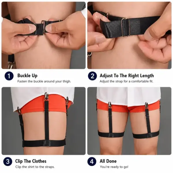 Adjustable Shirt Stays (One Size Fits All) image 7