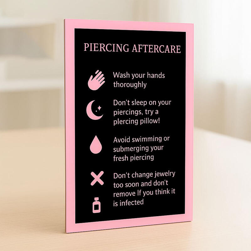 Piercing aftercare