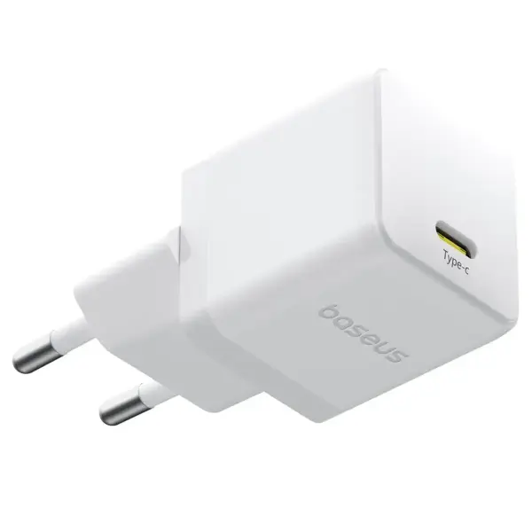 Baseus Palm Fast Charger 1C 20W EU Moon White image 1