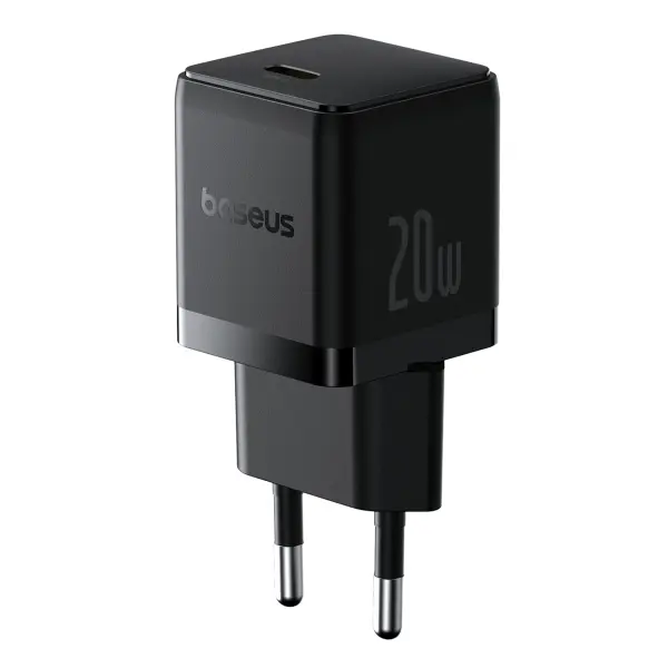 Baseus Palm Fast Charger 1C 20W EU Cluster Black image 0