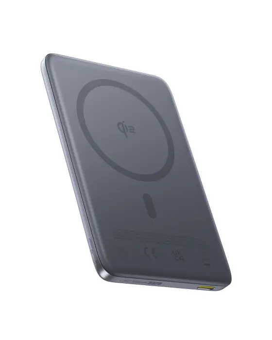 Baseus PicoGo AM41 Ultra-Slim Qi2 Magnetic Power Bank 10000mAh 27W Space Grey (Includes Simple Braided USB-C to USB-C Cable 30cm Black) image 1