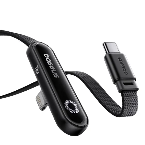 Baseus MVP 3 Fast Charging Cable USB-C to iP 20W 2m Cosmic Black image 0