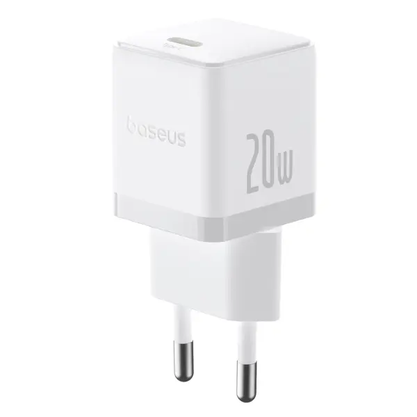 Baseus Palm Fast Charger 1C 20W EU Moon White image 0