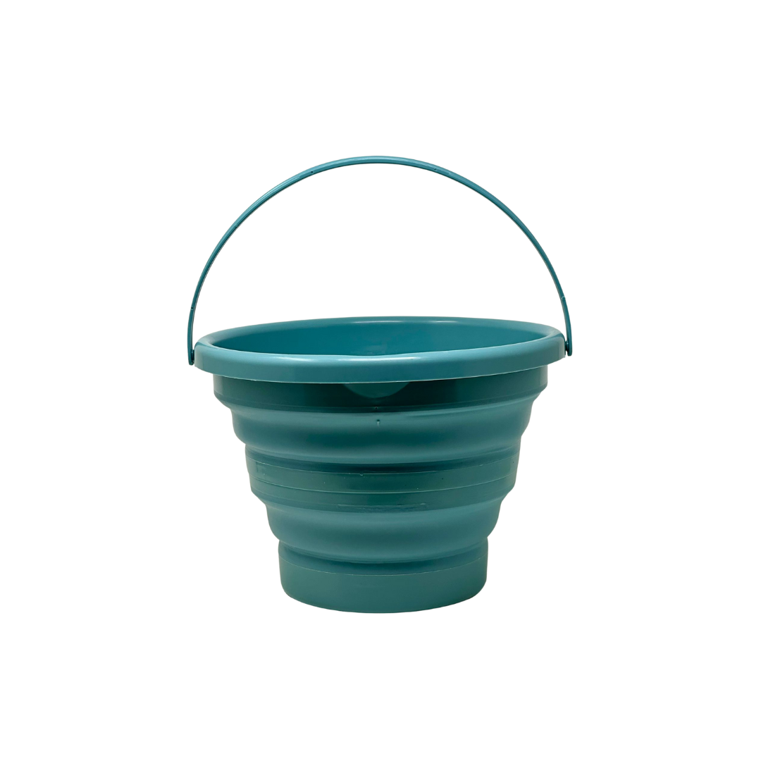 Voya Collapsible Silicone Multi-Functional Bucket – 3L / 5L / 10L-Green-3L image 1