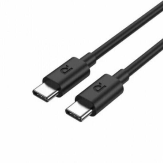 RAVPOWER Charge & Sync Type-C to Type-C Cable 2M - Black image 0