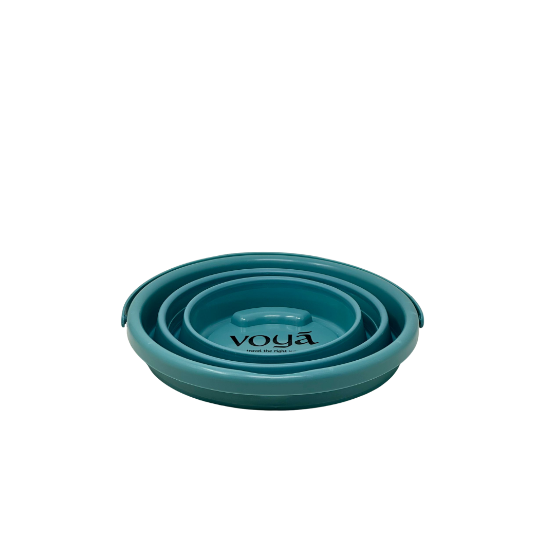 Voya Collapsible Silicone Multi-Functional Bucket – 3L / 5L / 10L-Green-3L image 2