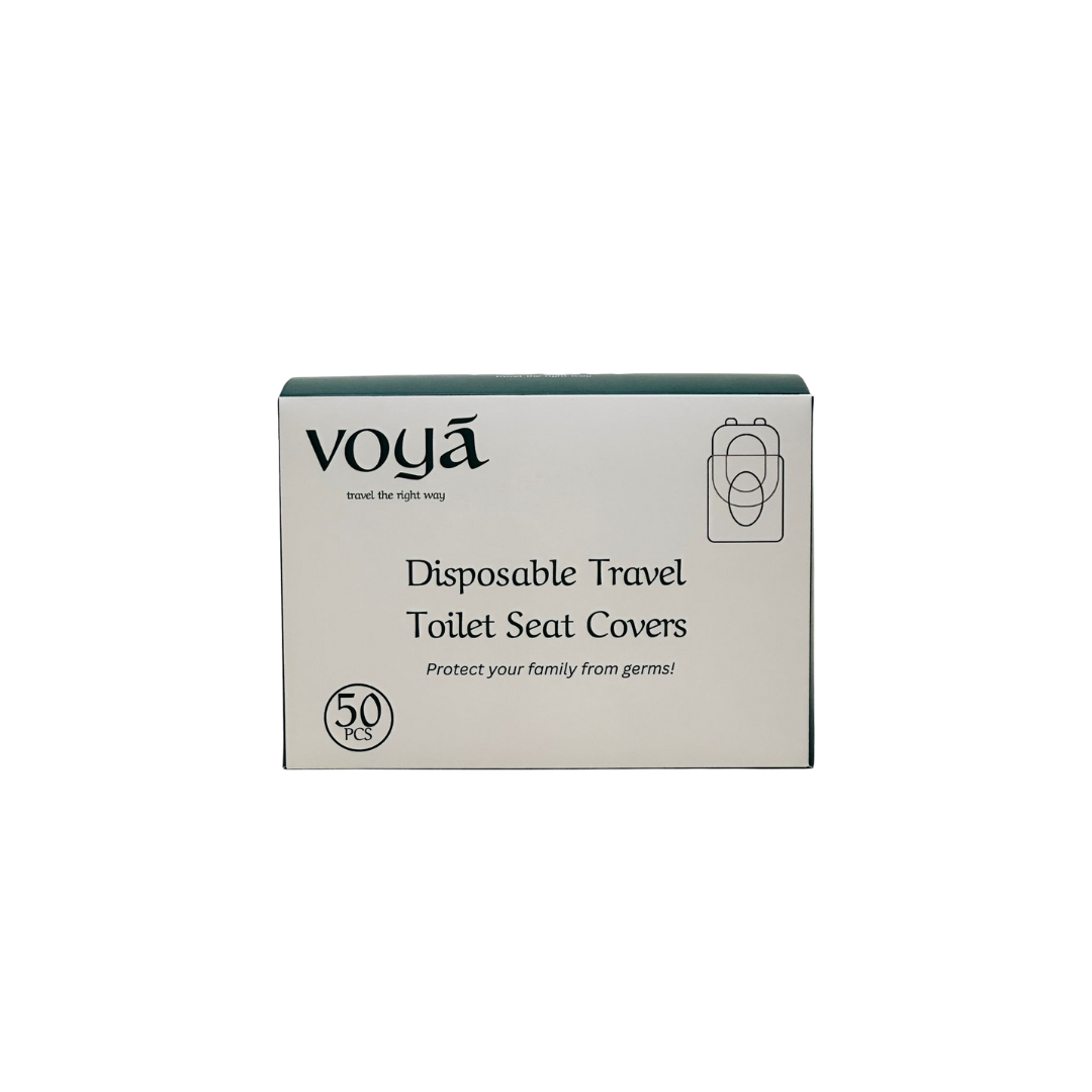 Voya Disposable Toilet Seat Protector Cover (50 Individually Wrapped Pieces) image 6