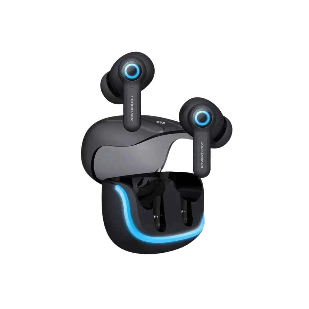 Powerology Quad Mic ENC True Wireless Earbuds image 1